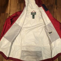 Llbean Rain Jacket Size L 14-16 Youth Runs Little Smaller . Excellent Condition 