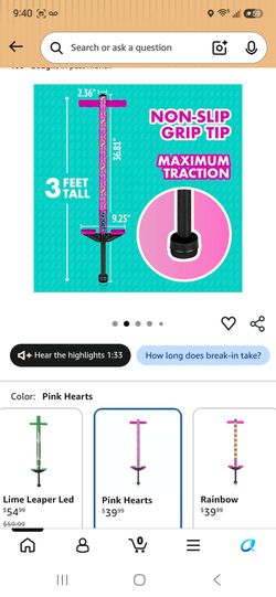 Pogo stick with 💕  hearts