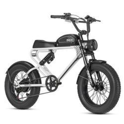 Full Suspension Fat Tires E-bike, Brand New With Warranty 