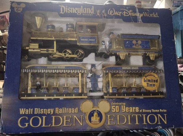 Rare Vintage Disney 50th Anniversary Limited Edition Train 