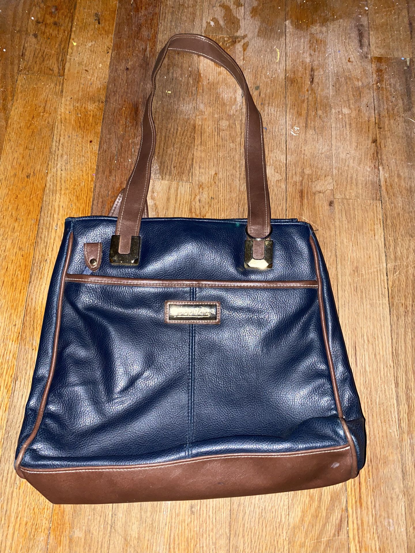 Blue And Brown Cute Bag