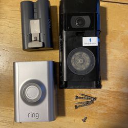 Ring Doorbell Camera. Wired Or Battery Powered 