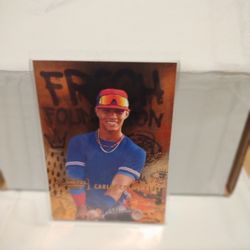 2021 Skybox Fresh Foundation Carlos Colmanarez Copper