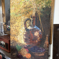 Vintage oil on board 36 x 24