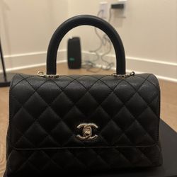 Chanel Flap Bag with Top Handle