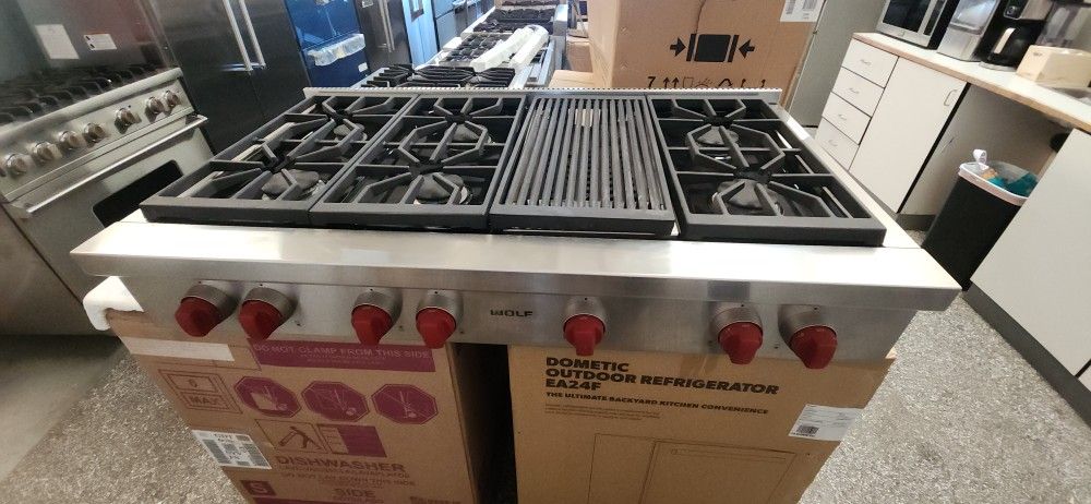 WOLF 48" RANGETOP & 30" WOLF DOUBLE OVEN ❗️❗️❗️🎆🎆🎆🏠🏠