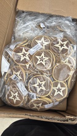 Wooden Star Ornaments