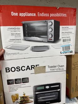 Gourmia and boscare toaster ovens