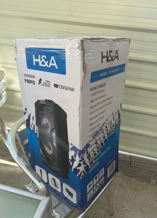 Big Portable Rechargeable Speaker $120