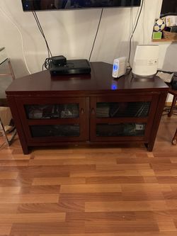 Pottery Barn Wood Media Console 