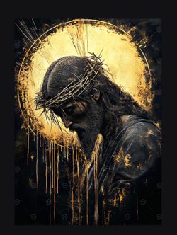 A painting poster of Jesus Christ