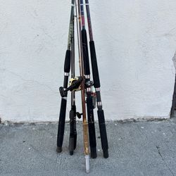 Lot Of Fishing Rods
