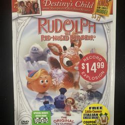Rudolph the Red- Nosed Raindeer Destiny’s Child Holiday Exclusive DVD- BRAND NEW FACTORY SEALED 