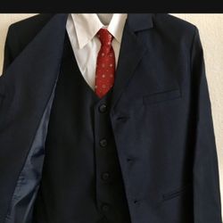 Traje Color Azul Marino Talla 10 De Niño $50