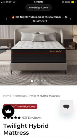 Sweetnight Hybrid Mattress (King)