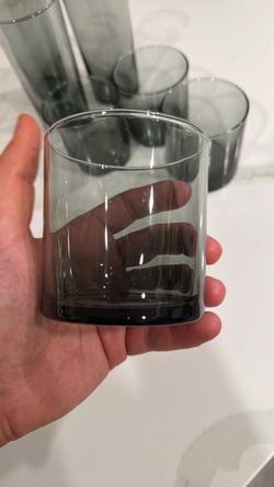 Tinted Cup Glassware