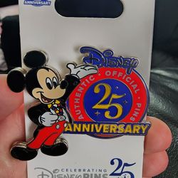 Mickey Mouse 25th Anniversary Pin