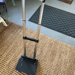 Aluminum Alloy 2 Wheels Portable Telescopic Rod Travel Trolley Foldable 