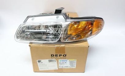 Depo Front Left Headlight for 2000 Chrysler Town & Country Dodge Caravan