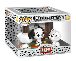 Rolly, Patch, & Lucky With TV Funko Pop! 1664 101 Dalmatians NIB