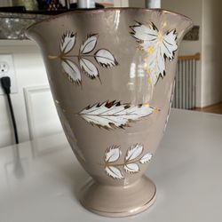 Fancy Gold elements Vase Around 9” Tall