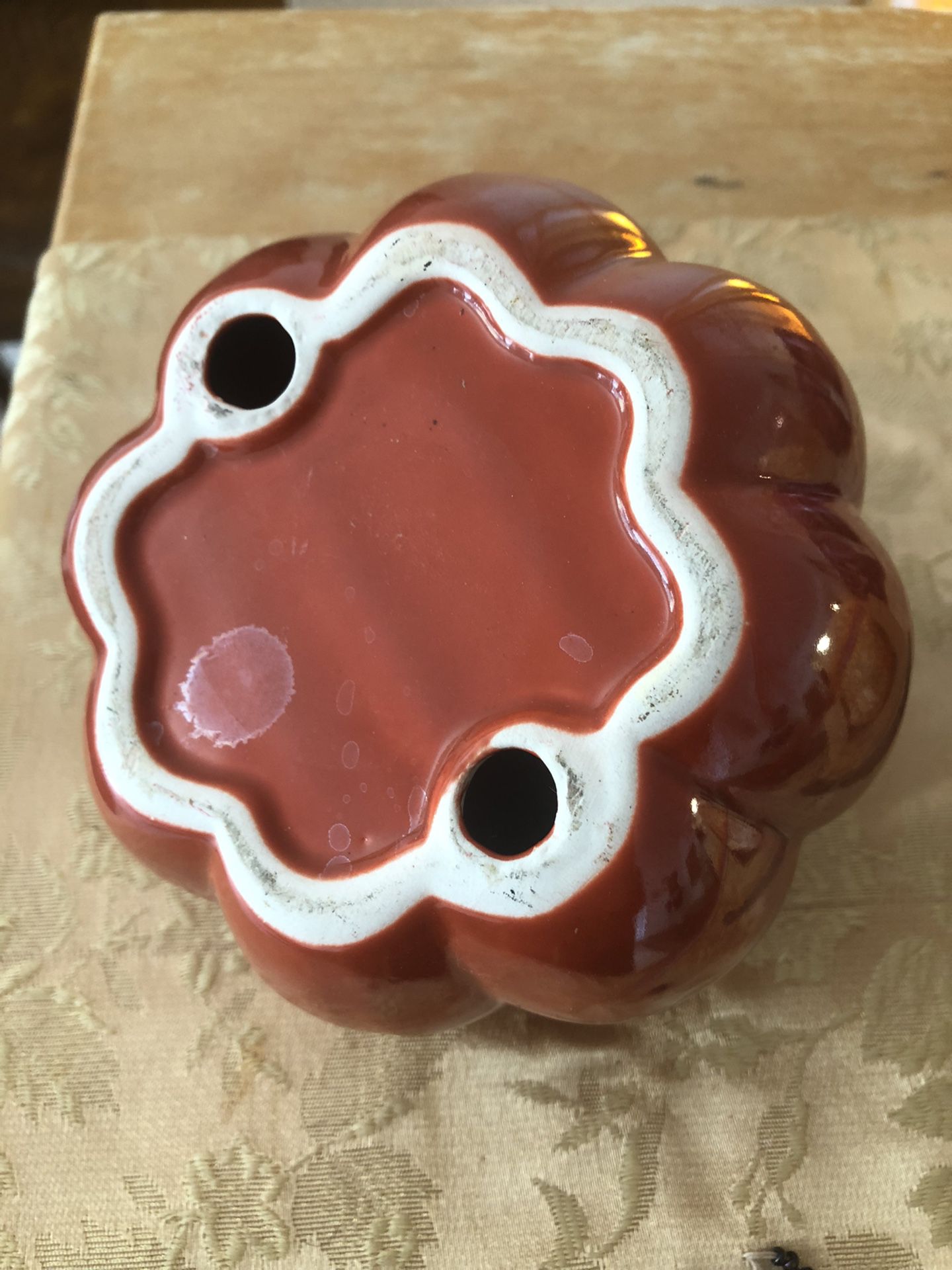 Ceramic Pumpkin Part Glass 