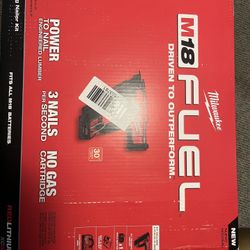 New Milwaukee Cordless Framing Nailer Bundle.