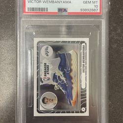 2023 Panini Stickers #53 Victor Wembanyama PSA 10 GEM MT