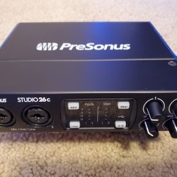 Studio 26c
2x4, 192 kHz, USB-C® Compatible Audio Interface

