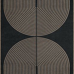 Black washable Rug 9x12