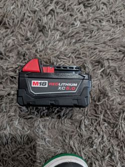 M18 18-Volt 5.0 Ah Lithium-Ion XC Extended Capacity Battery Pack