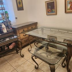 Bar / 4 Tables / Credenza Set