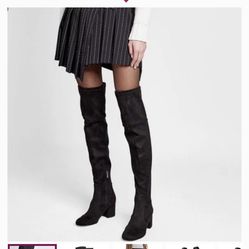 Sam Edelman Over-the-Knee Boots, Black, Size 5