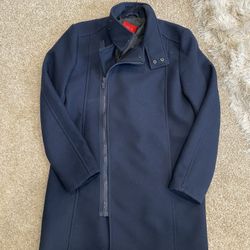 Mens Zara Pea Coat Small