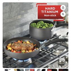 T-fal Ultimate Hard Anodized Nonstick 3-Piece Fry Pan Set