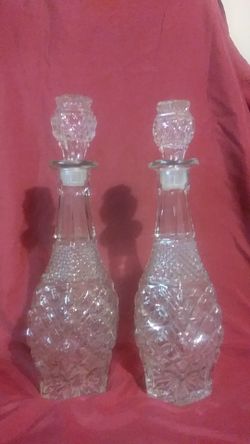2 Vintage Wexford decanters