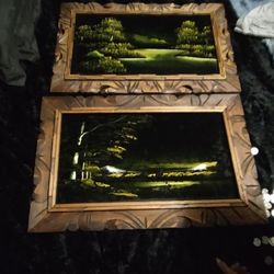 Vintage Velvet Paintings From Mexico