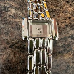 Dolce and Gabbana Silver/Mirror Style Watch. Was a gift and has just been put away un used. Like New! 