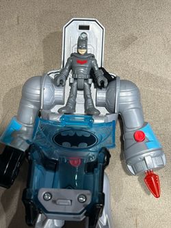 Imaginext DC Super Friends Batman Robot  Exo Suit Insider sounds & missle shoot