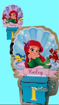 Ariel The little mermaid centerpieces