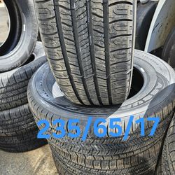 4 new goodyear tires 235/65/17 $650 mount and balance included