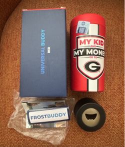 Frost Buddy Universal Buddy Can Cooler Red UGA