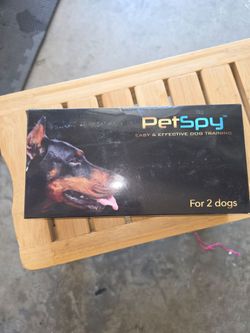 Petspy remote gog training collar.  For 2 dogs
