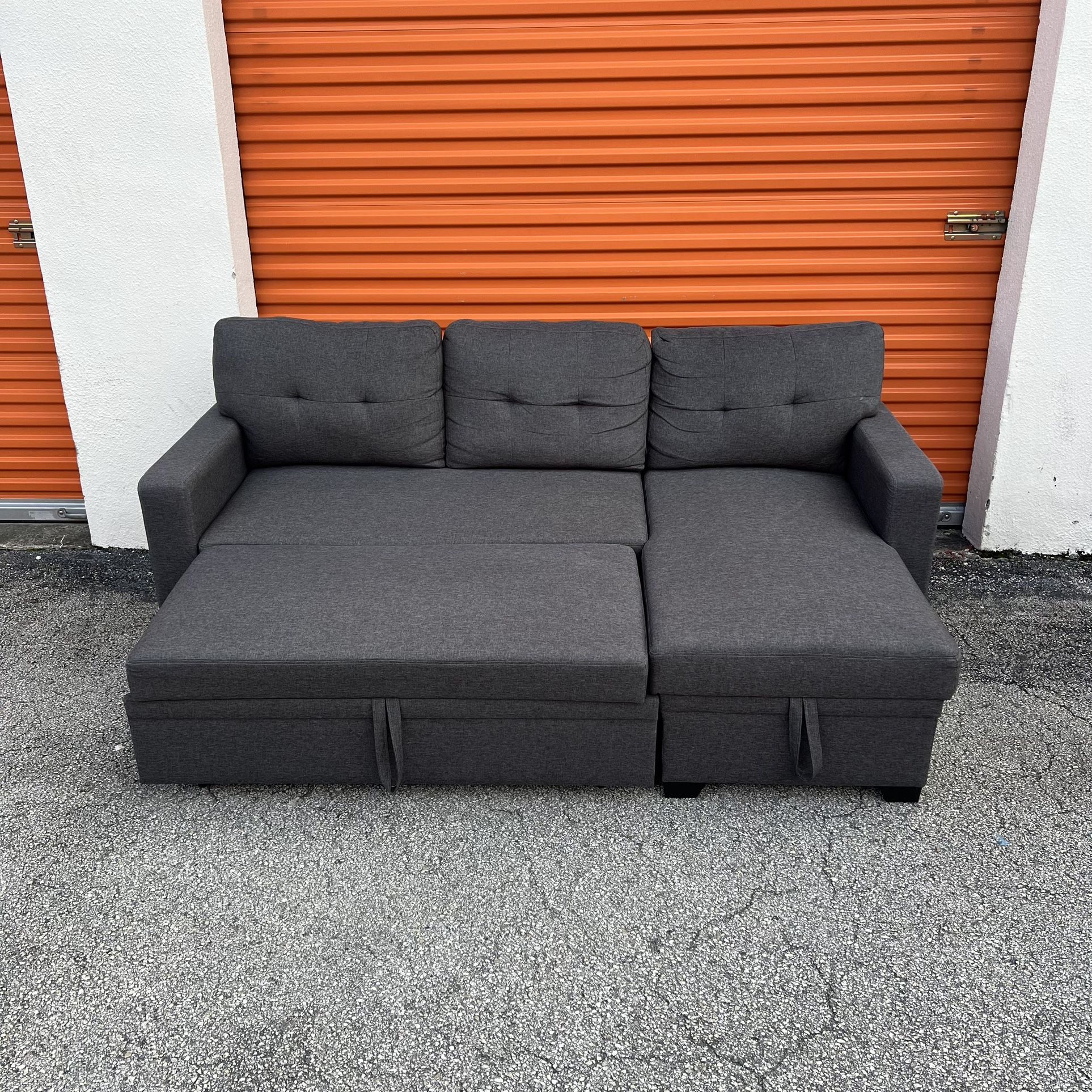 Reversible Sectional Sofa Bed Sleeper π SAME DAY DELIVERY