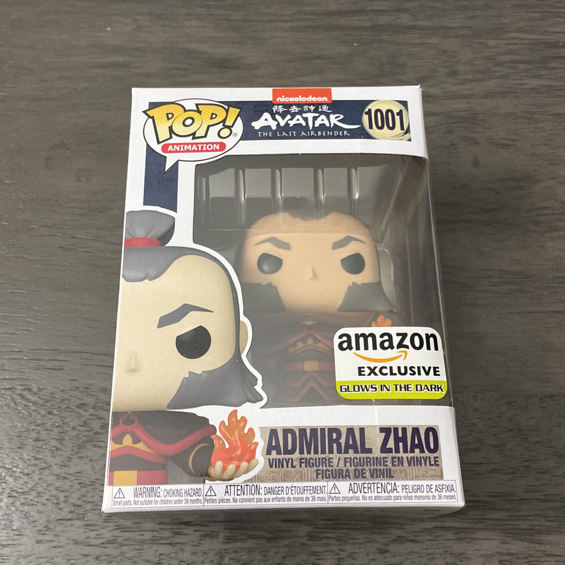 Funko Pop Avatar The Last Airbender Admiral Zhao Amazon Exclusive GITD #1001