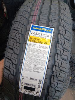 New set of tires 265 65 18