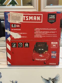 CRAFTSMAN 6-Gallon Portable Electric 150 PSI Pancake Air Compressor
