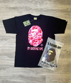 Send offers | Pink camo Bape black Shirt