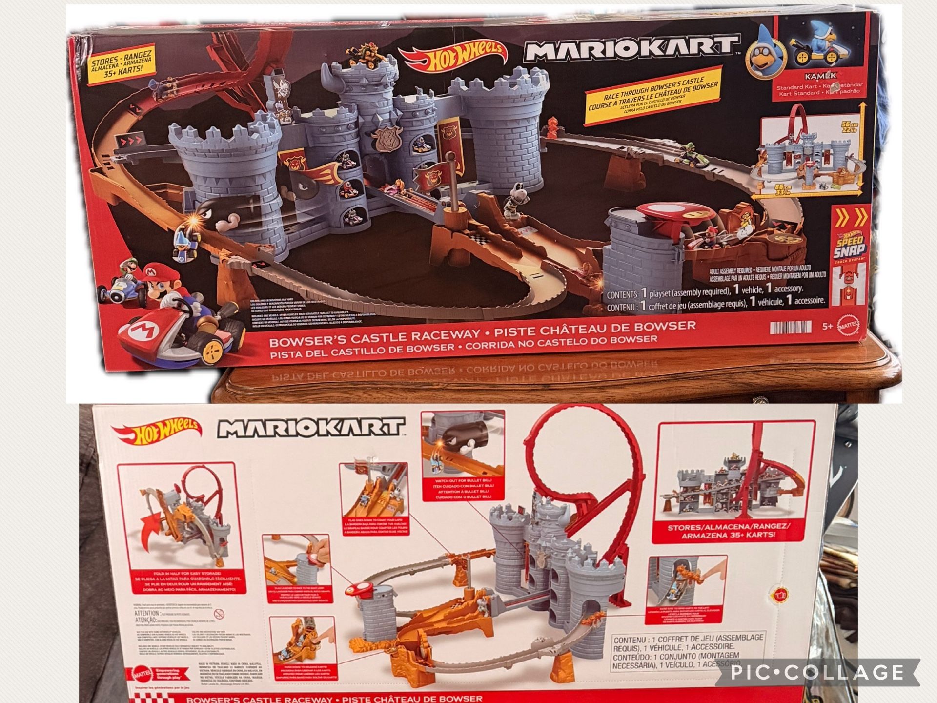 Hot Wheels Mario Kart Castle Raceway