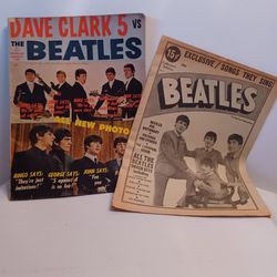 1964 Beatles Collectors Edition Vol 1 No 1 & Dave Clark 5 VS The Beatles